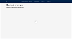 Desktop Screenshot of bariatricjournal.com