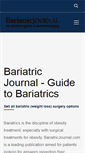 Mobile Screenshot of bariatricjournal.com